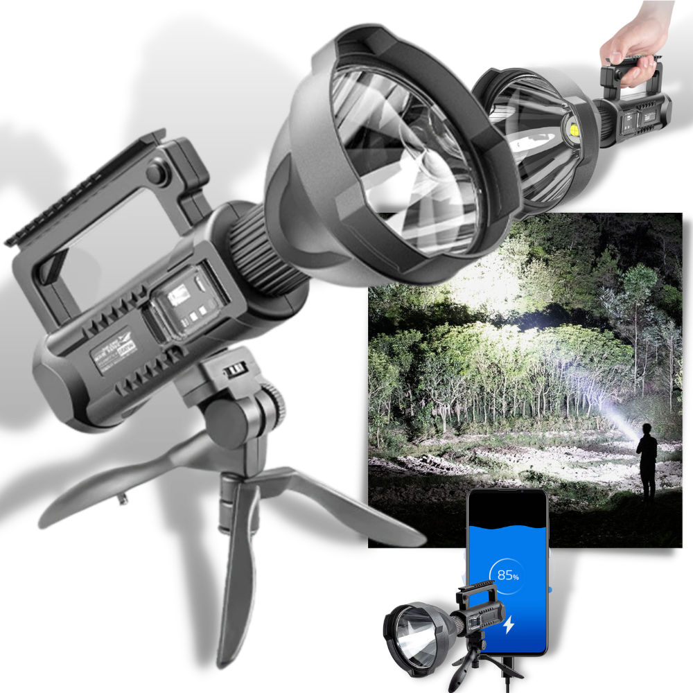 LED ficklampa och stativ - Ozerty