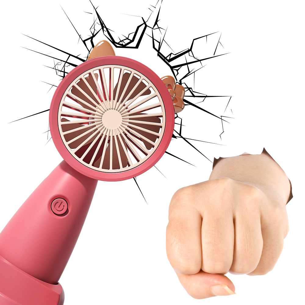 Mini USB-fläkt med telefonhållare - Ozerty