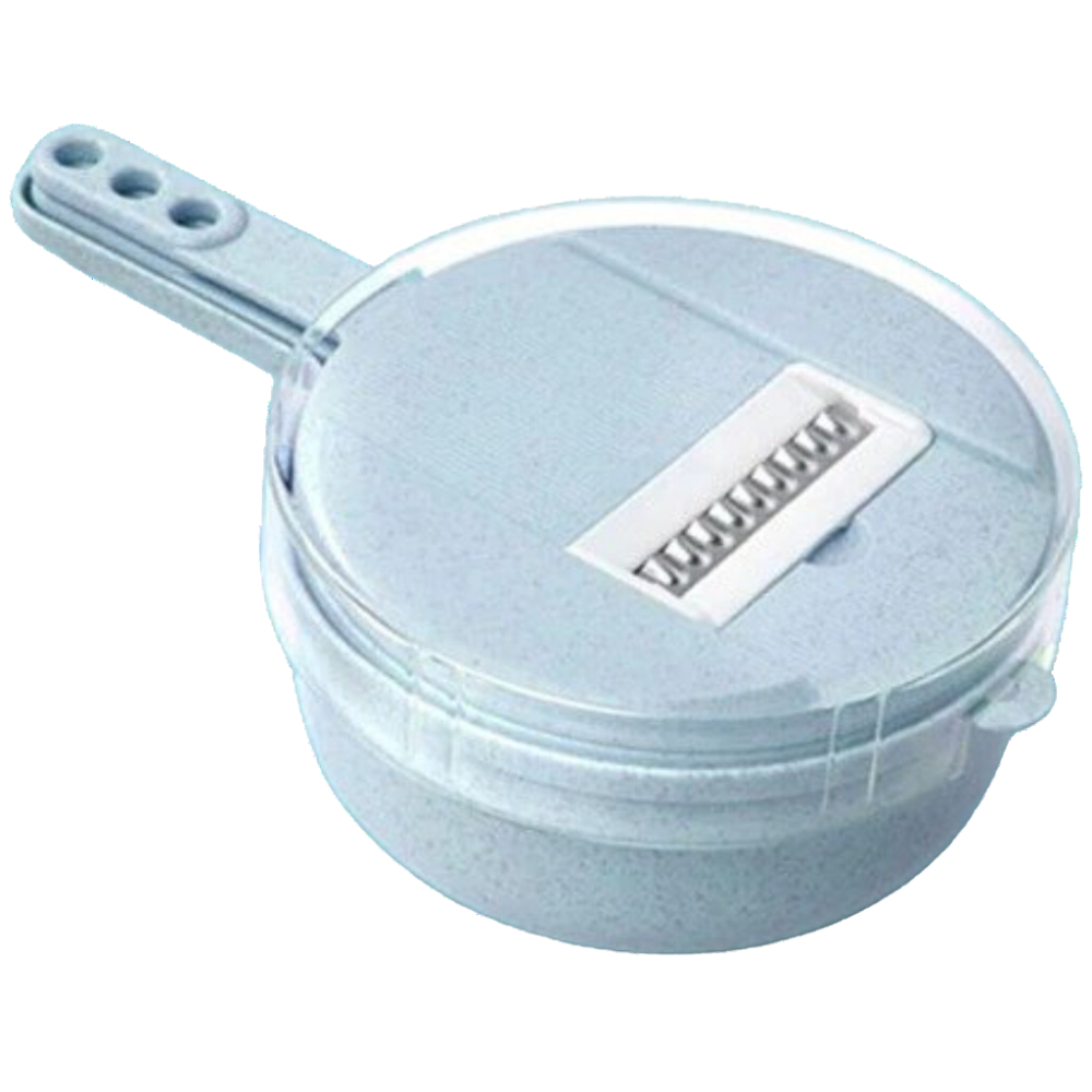 Grönsaksskärare 8 i 1 -Blå/   - Ozerty