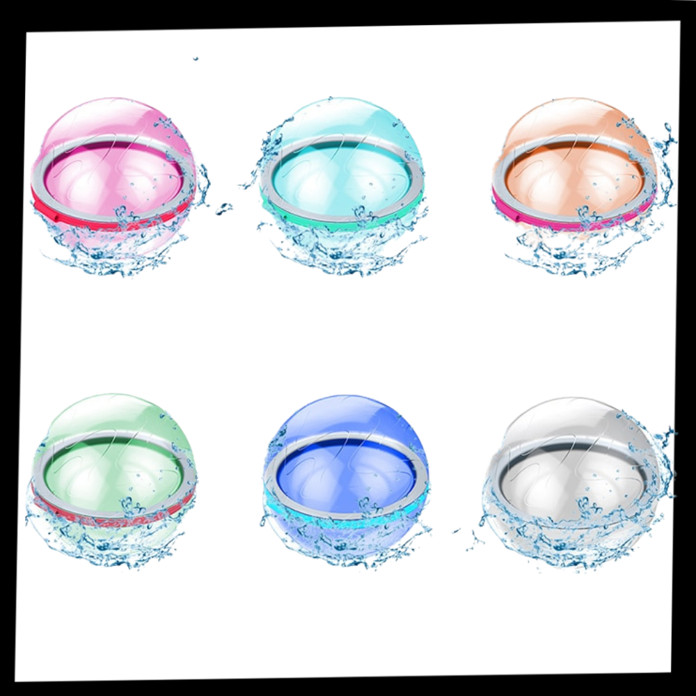Package of reusable water balloons