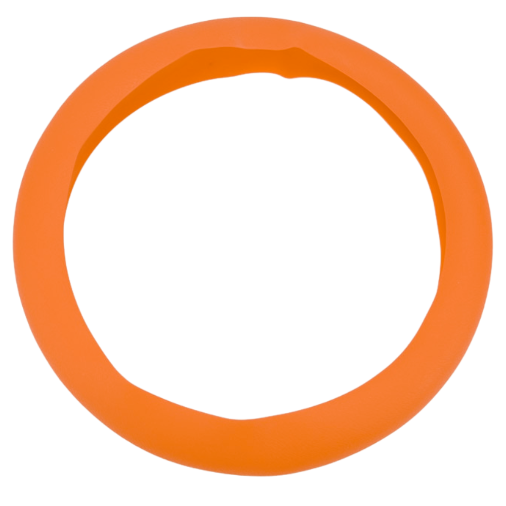 Steering wheel cover in silicone