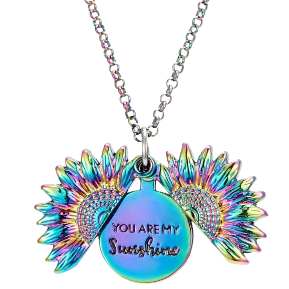 Sunflower necklace