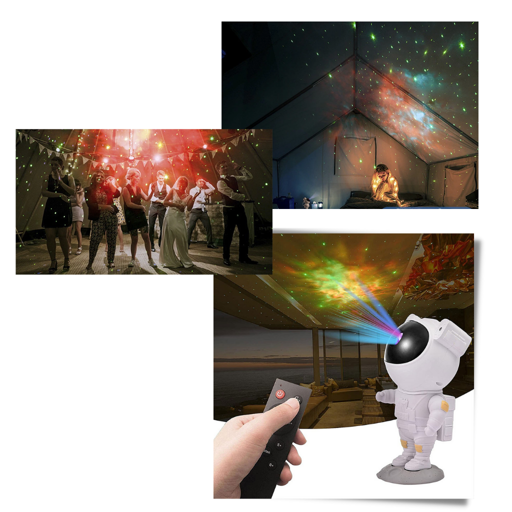 Nattlampa med projektor - Ozerty