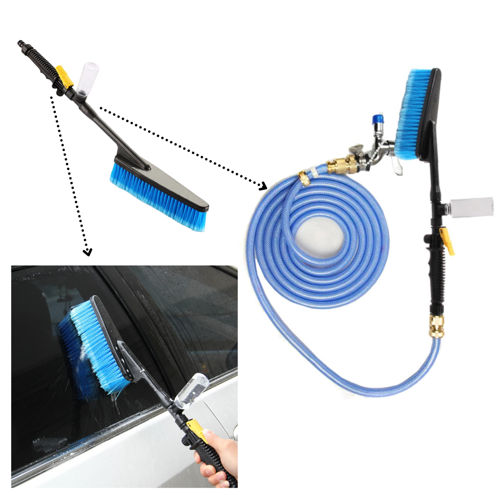 Fällbar städborste för bil - Ozerty