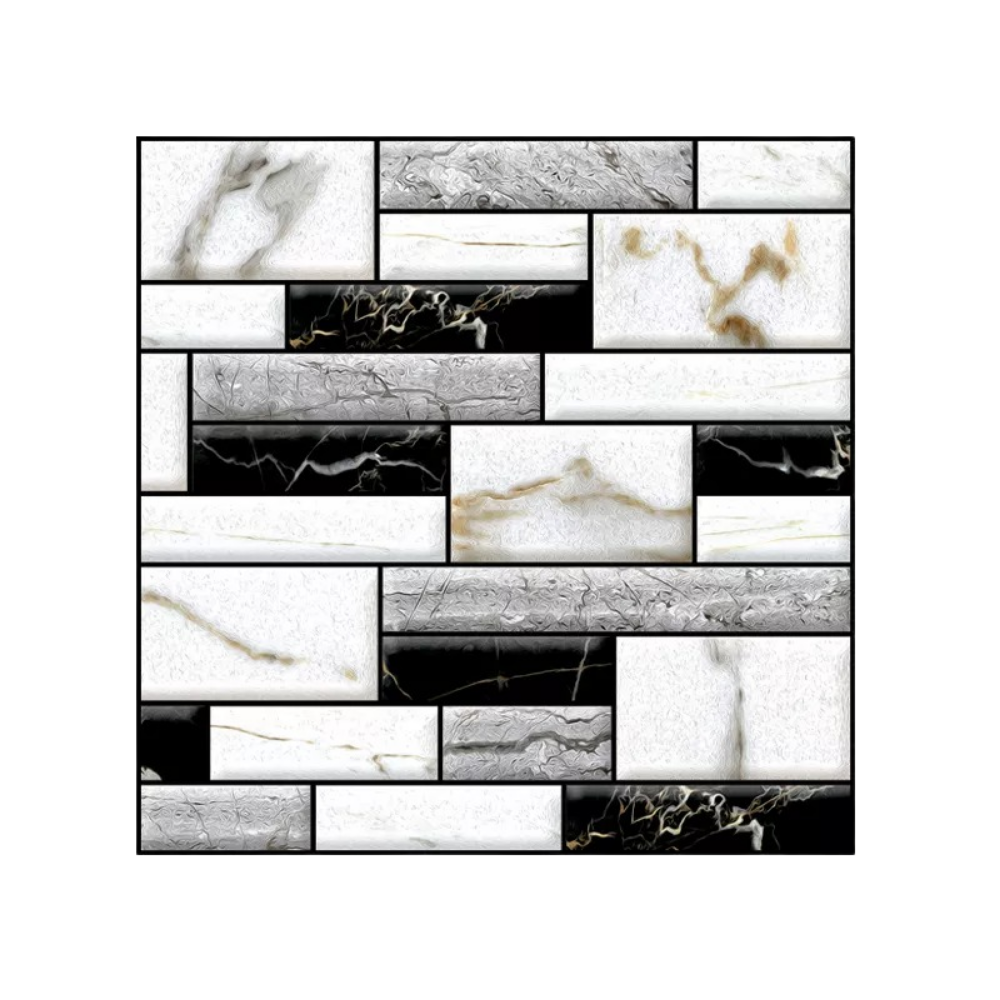 Self-adhesive wall tiles