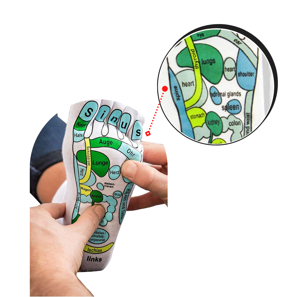 Akupressur och reflexologistrumpor - Ozerty