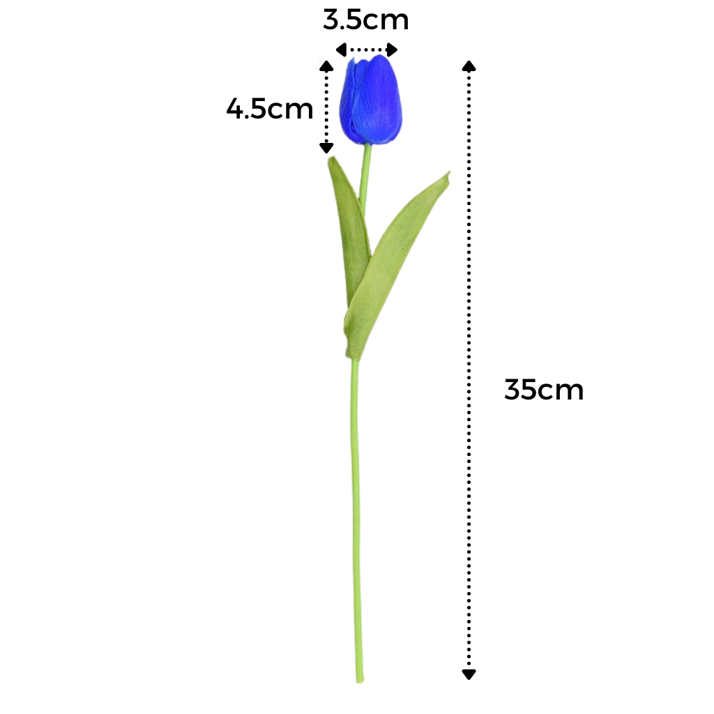 Konstgjord tulpanblomma (10 st) - Ozerty