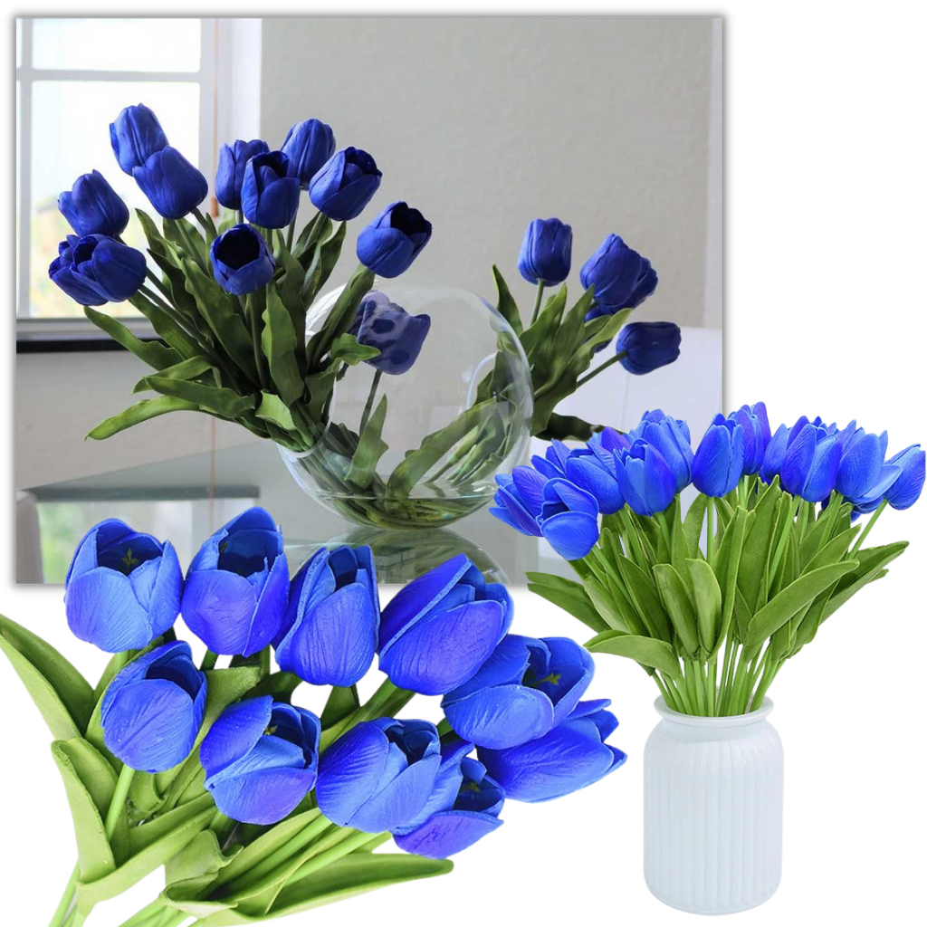 Konstgjord tulpanblomma (10 st) - Ozerty