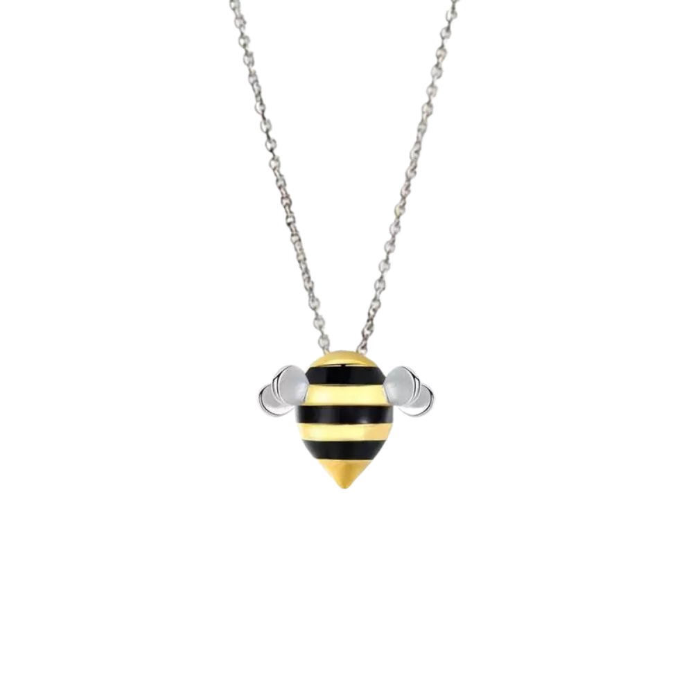 Halsband med ett bi-hänge - Ozerty