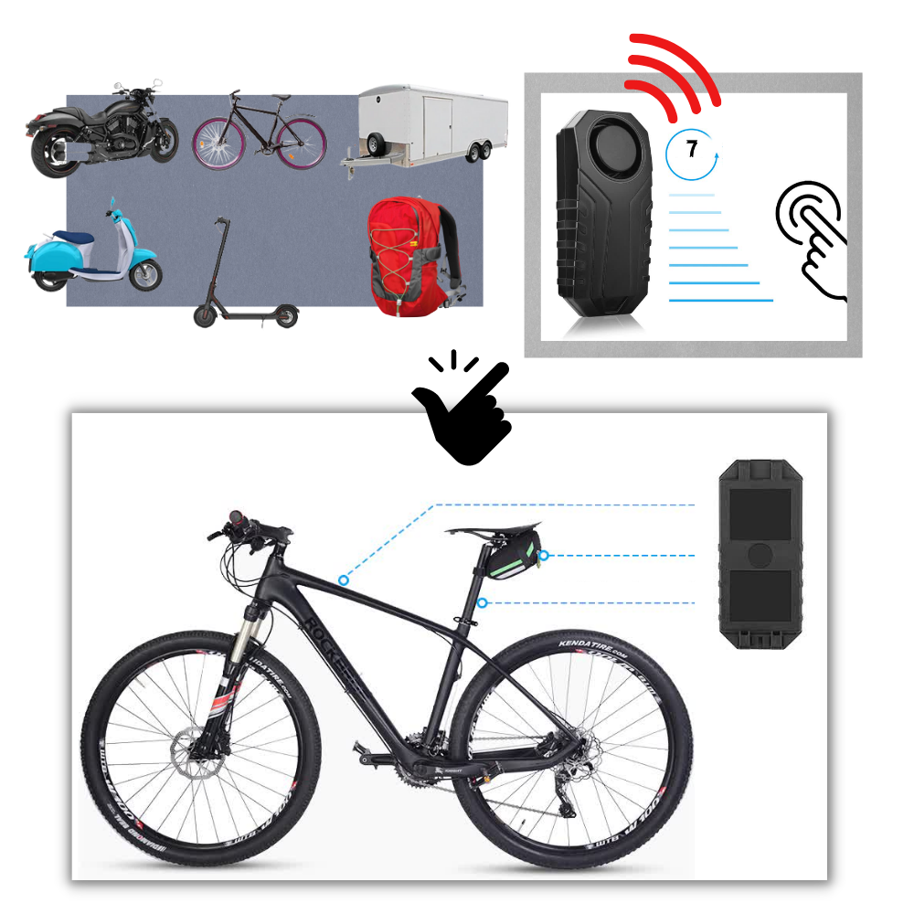 Larm för elektriska cyklar - Ozerty