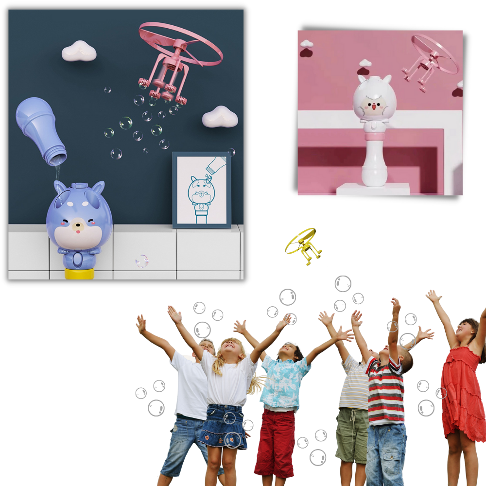 2-i-1 Bubbelmaskin - Ozerty