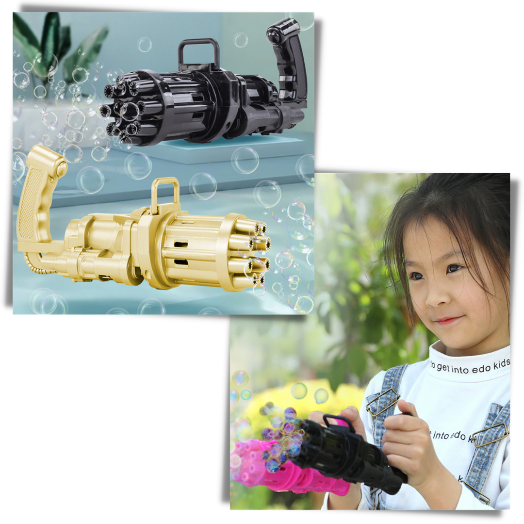 Såpbubbelpistol Maskingevär - Ozerty