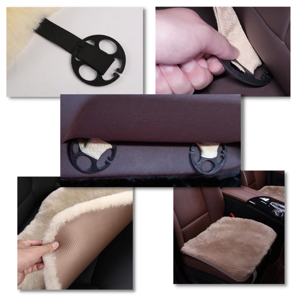 Plufsiga överdrag för bilsäten - Ozerty