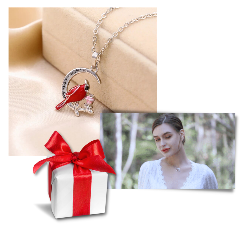 Halsband med kardinal  - Ozerty