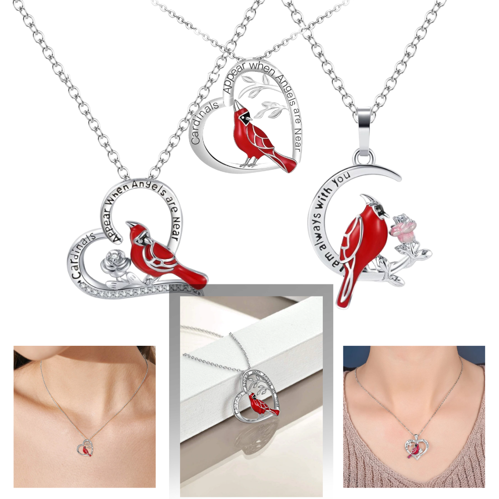 Halsband med kardinal  - Ozerty