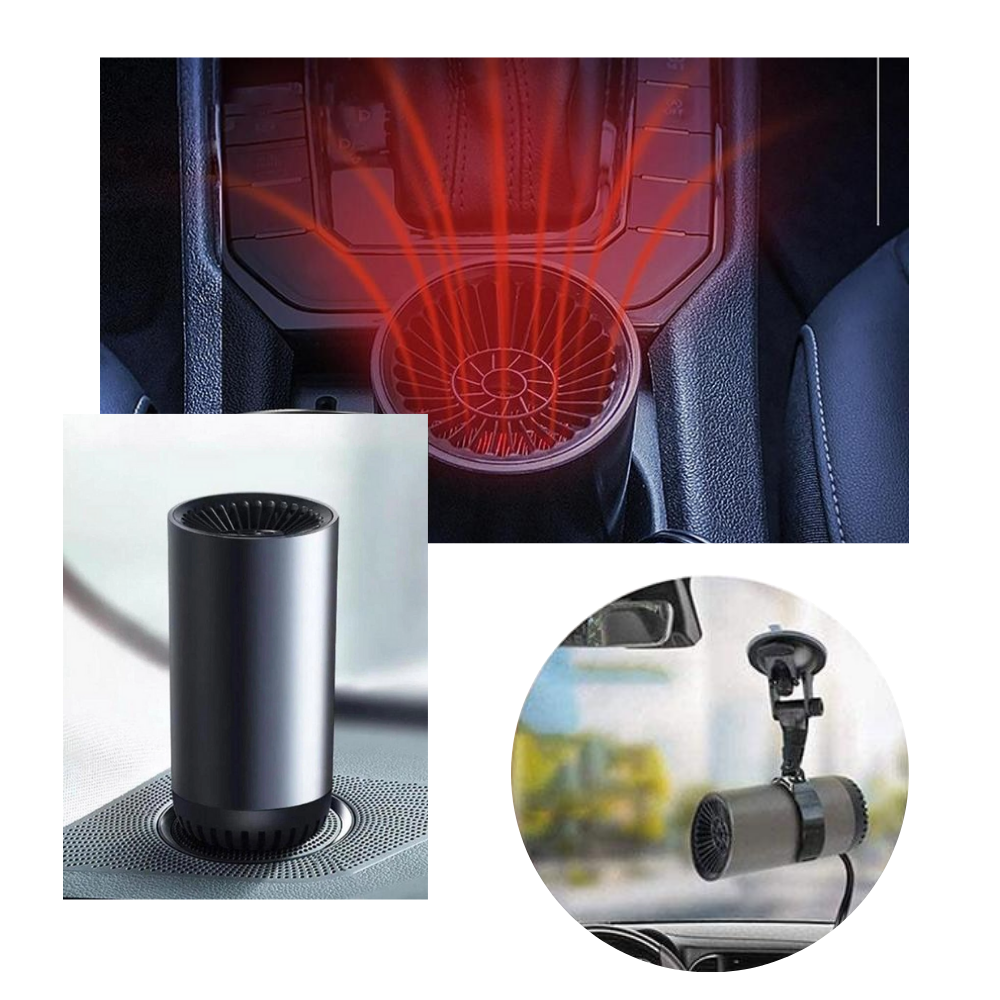 Bärbar varmluftsfläkt för bil - Ozerty
