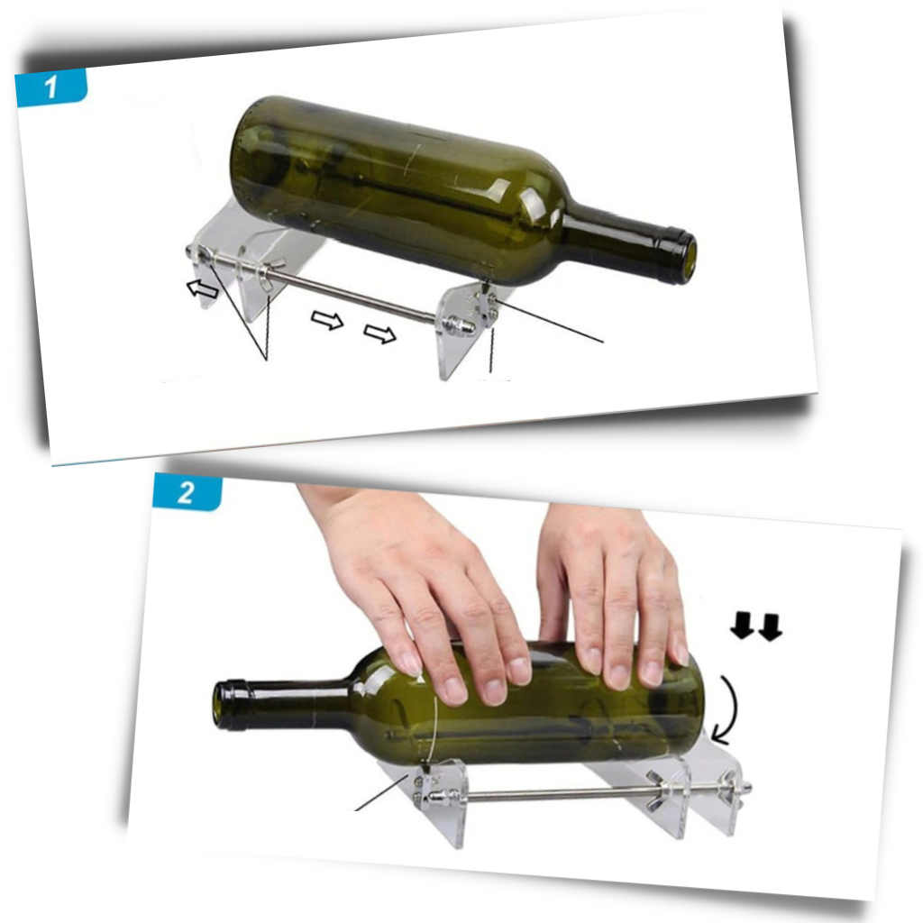 DIY-skärare för glasflaskor - Ozerty