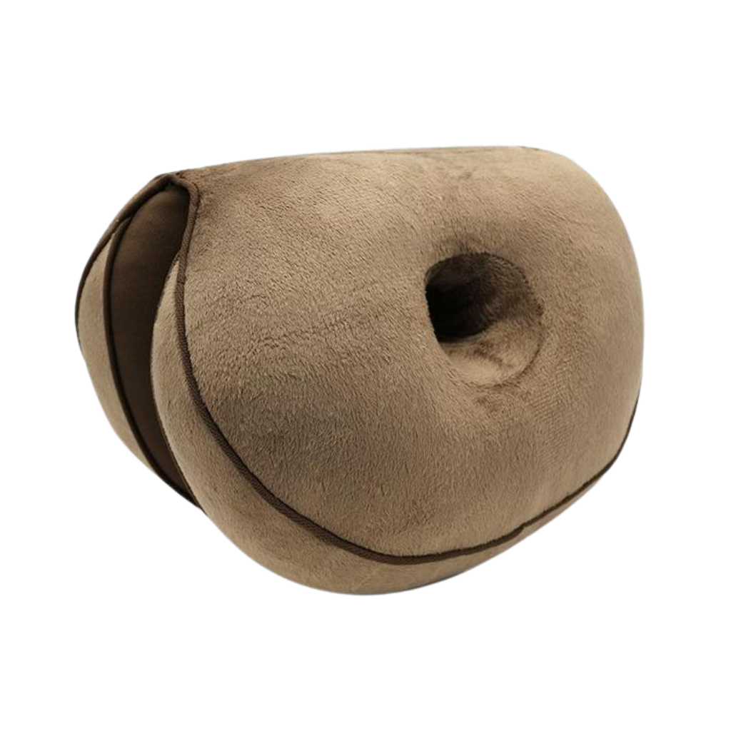 Double seat cushions with double butts