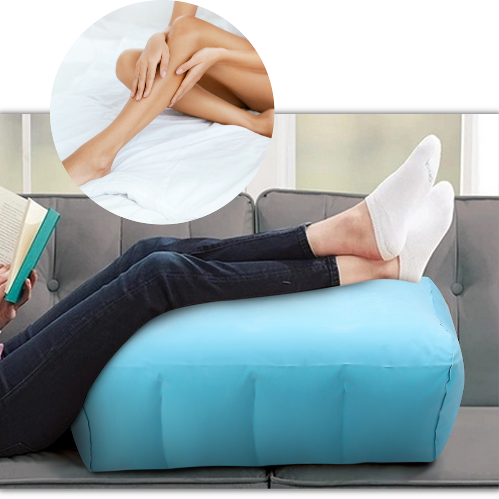 Pillow for leg elevation improves blood circulation more