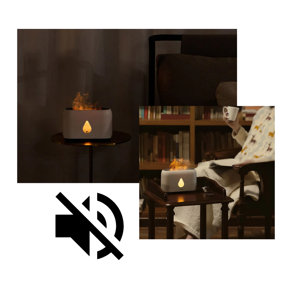 Luftfuktare med flammor - Ozerty