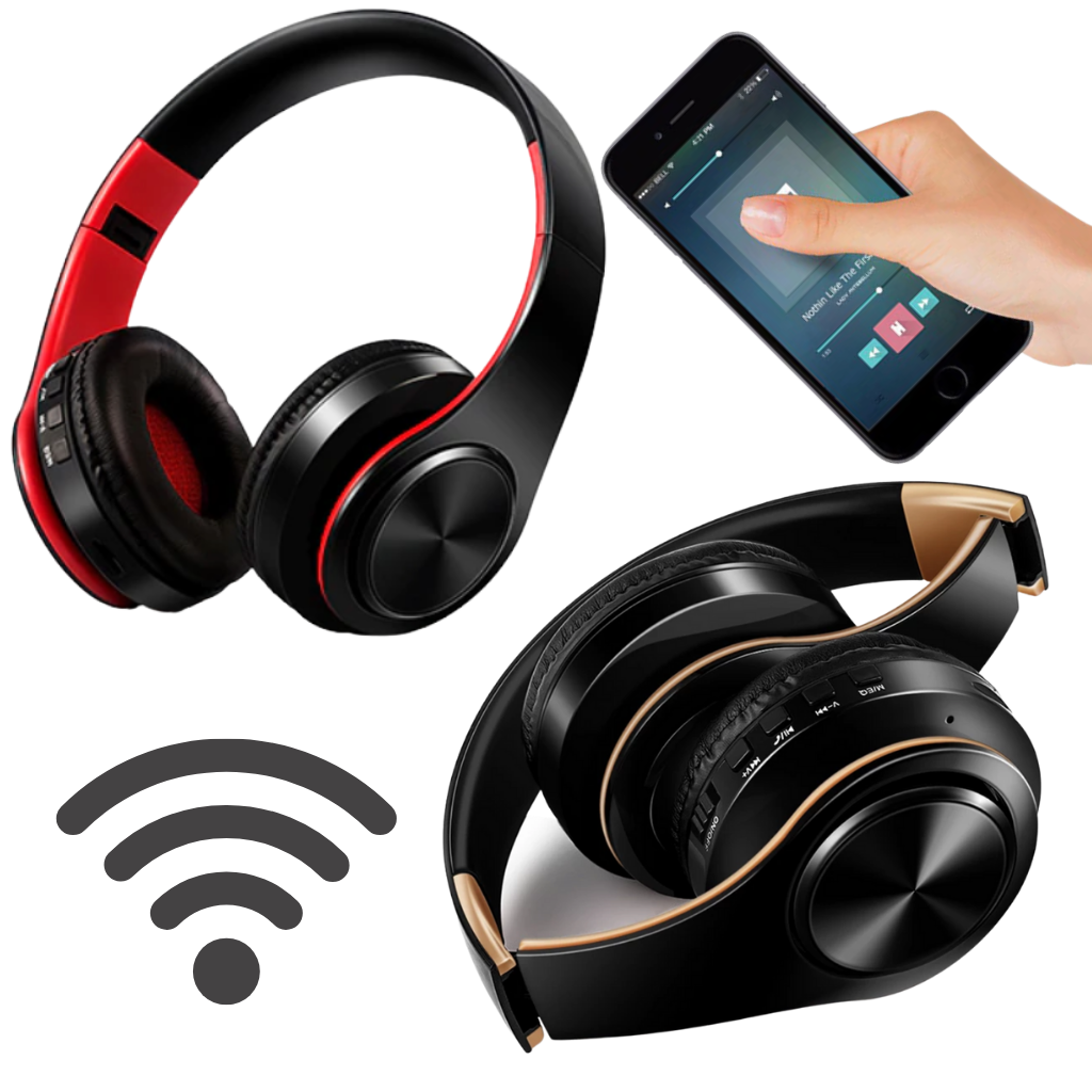 Vikbara bluetooth-hörlurar - Ozerty