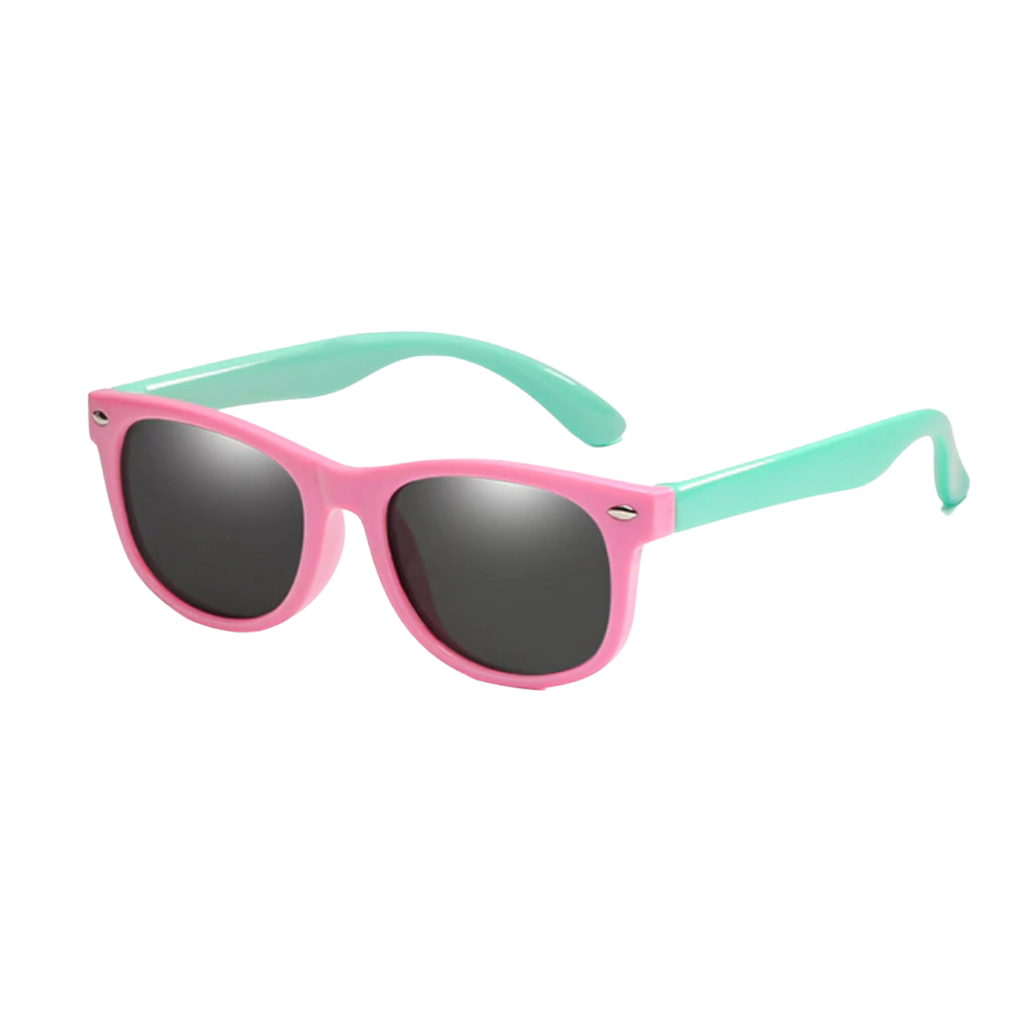 Flexible polarized sunglasses for children