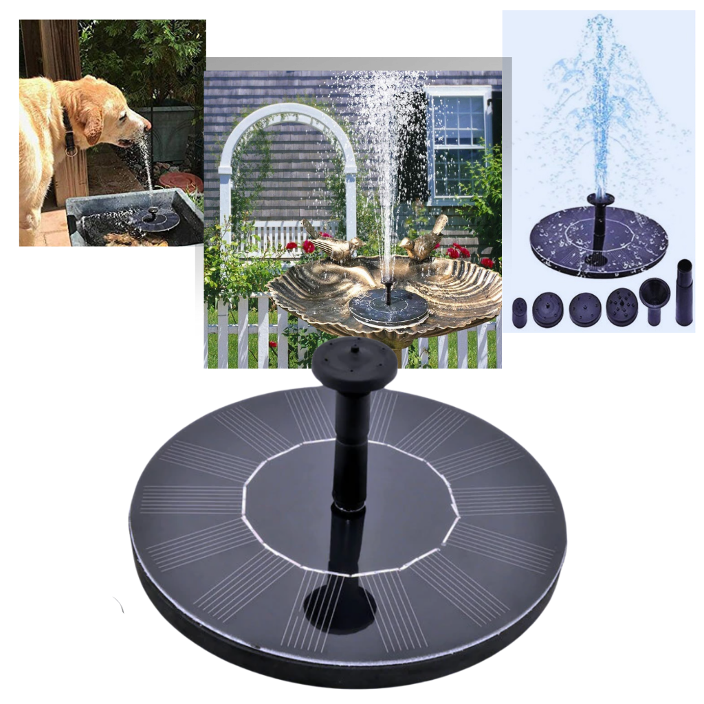 Flytande solcellsfontän - Ozerty