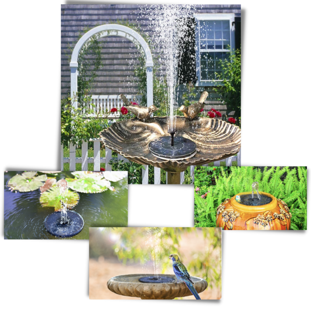 Flytande solcellsfontän - Ozerty