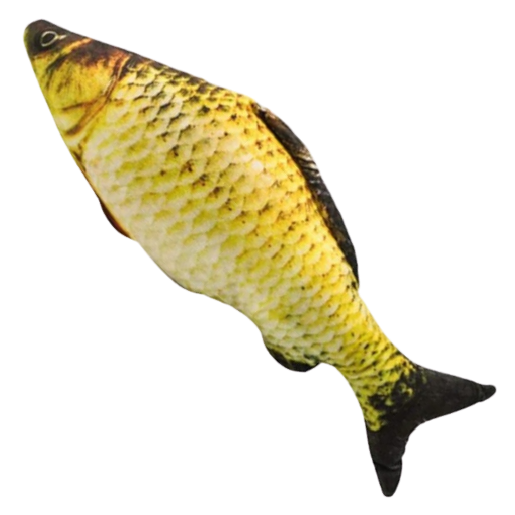 Hoppande Fisk kattleksak