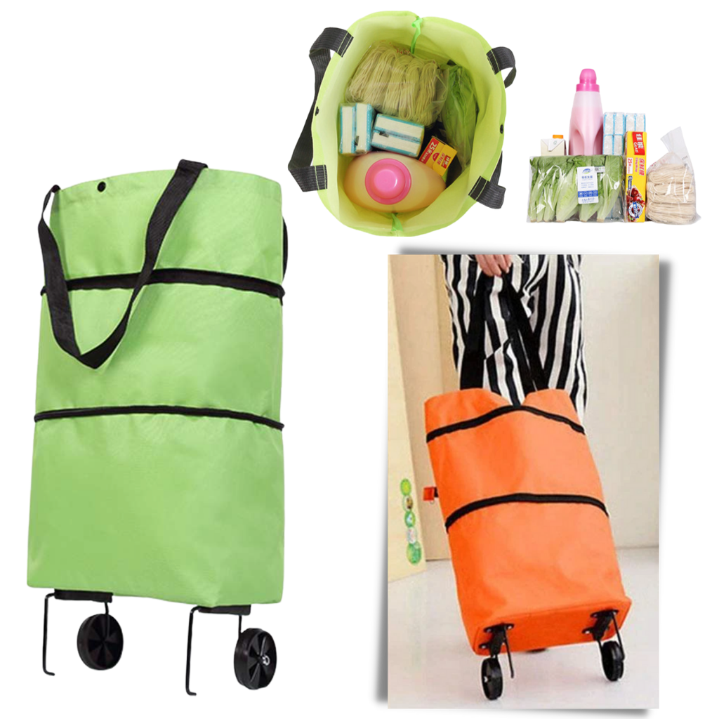 Fällbar shoppingvagn kasse 30 L - Ozerty