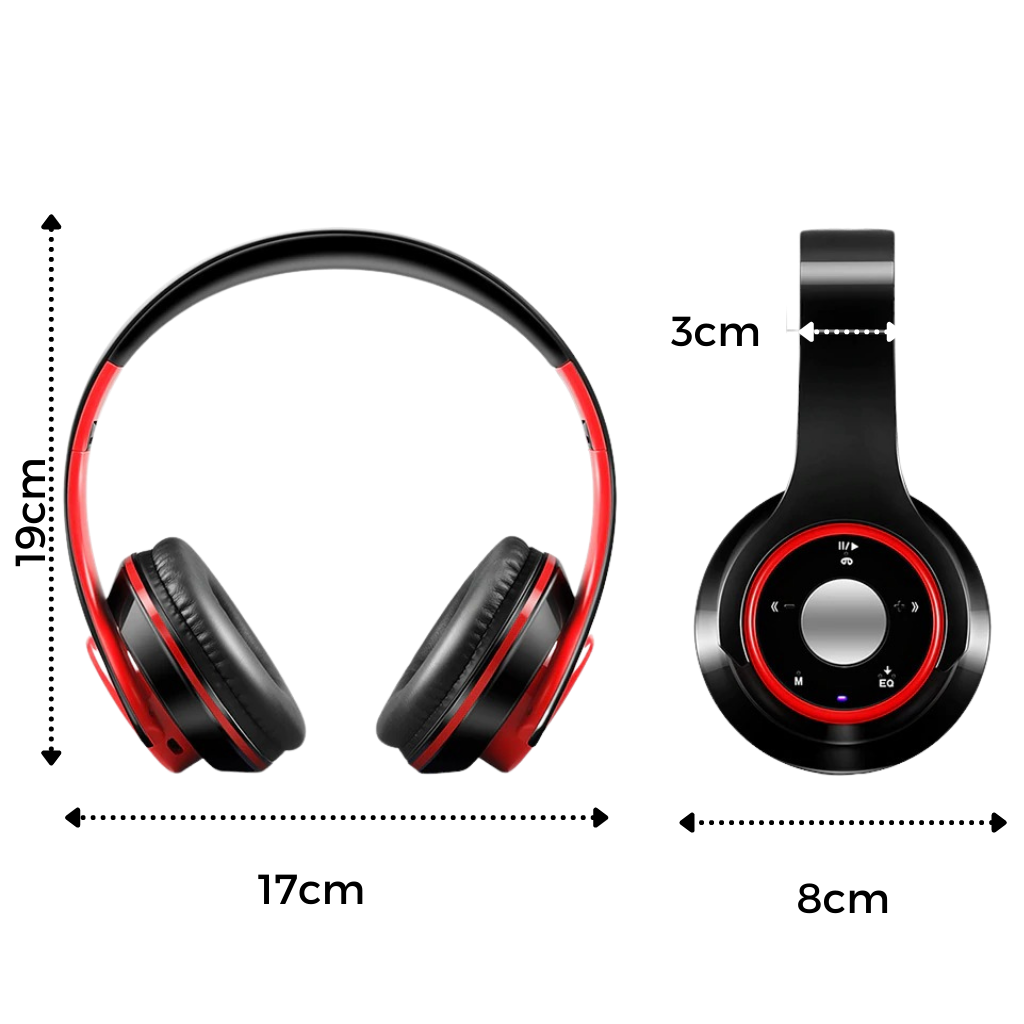 Vikbara bluetooth-hörlurar - Ozerty