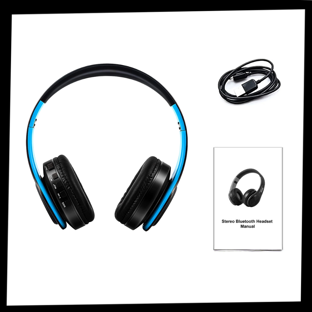 Vikbara bluetooth-hörlurar - Ozerty