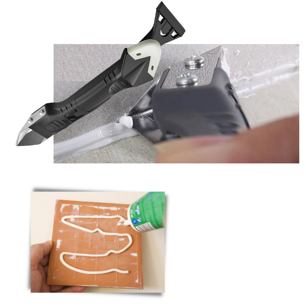 Verktyg för att täta och skrapa flera material - Ozerty