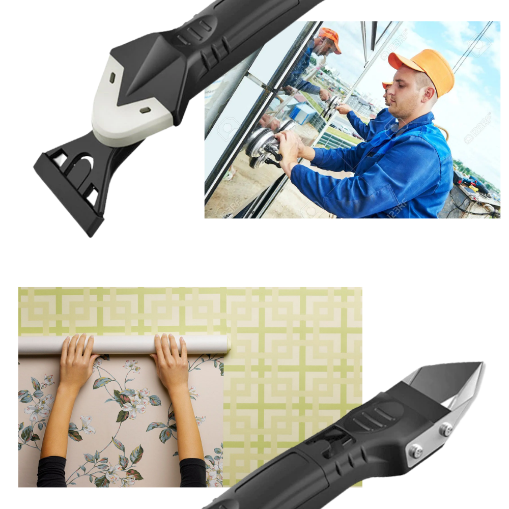Verktyg för att täta och skrapa flera material - Ozerty