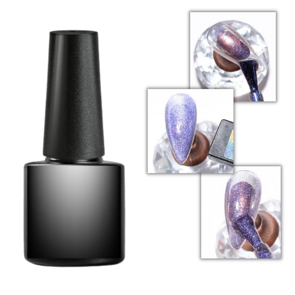 Kit med reflekterande nagellack - Ozerty