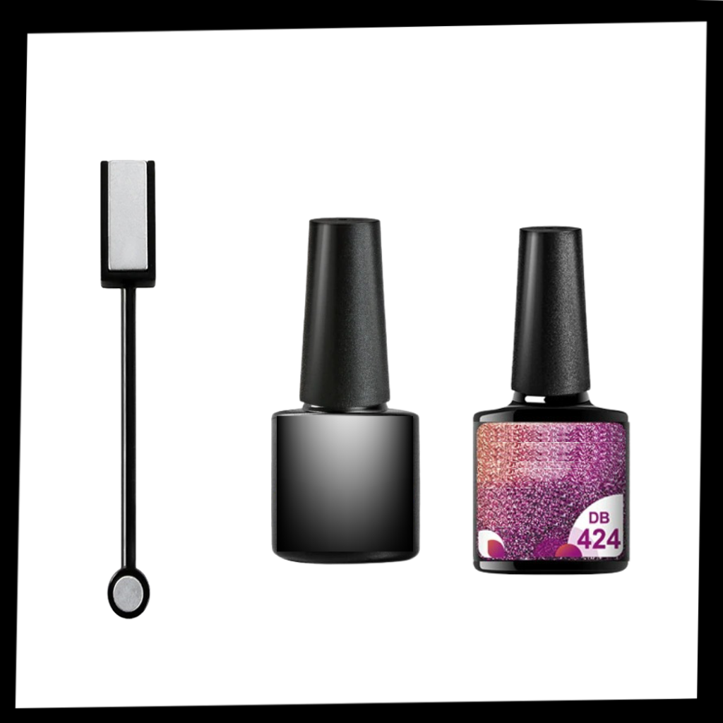 Kit med reflekterande nagellack - Ozerty