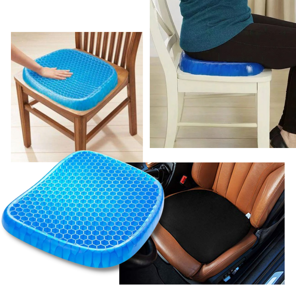 Sittkudde av gel för tryckavlastning - Ozerty