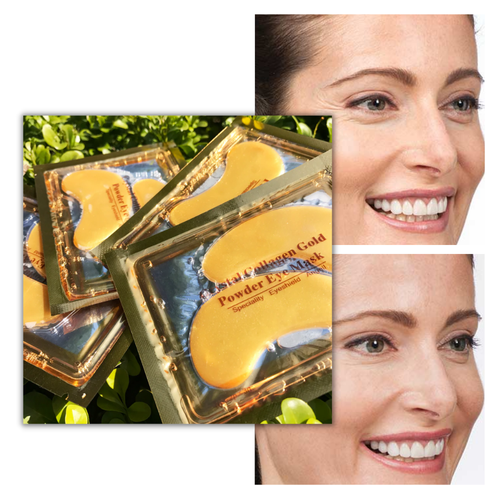 Ögonmask med 24K guld (20 par) - Ozerty