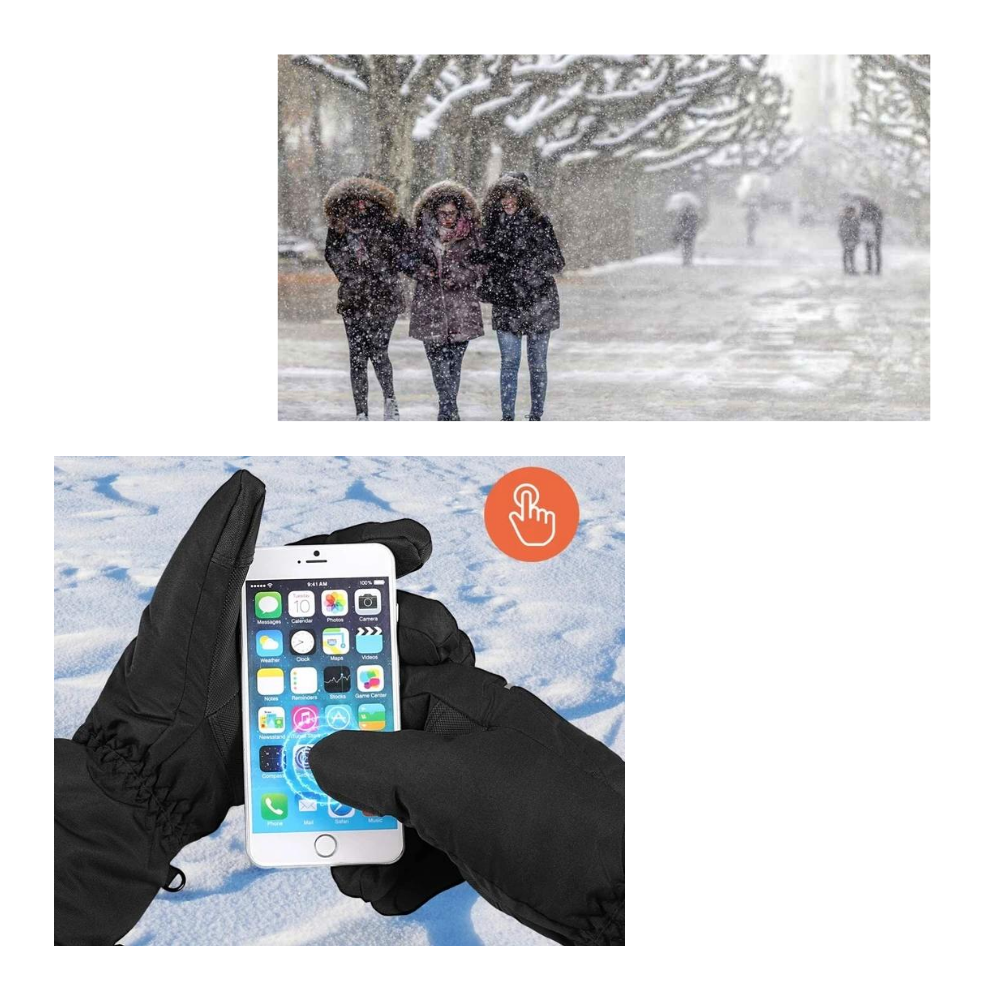 Elektriska handskar med uppvärmning - Ozerty