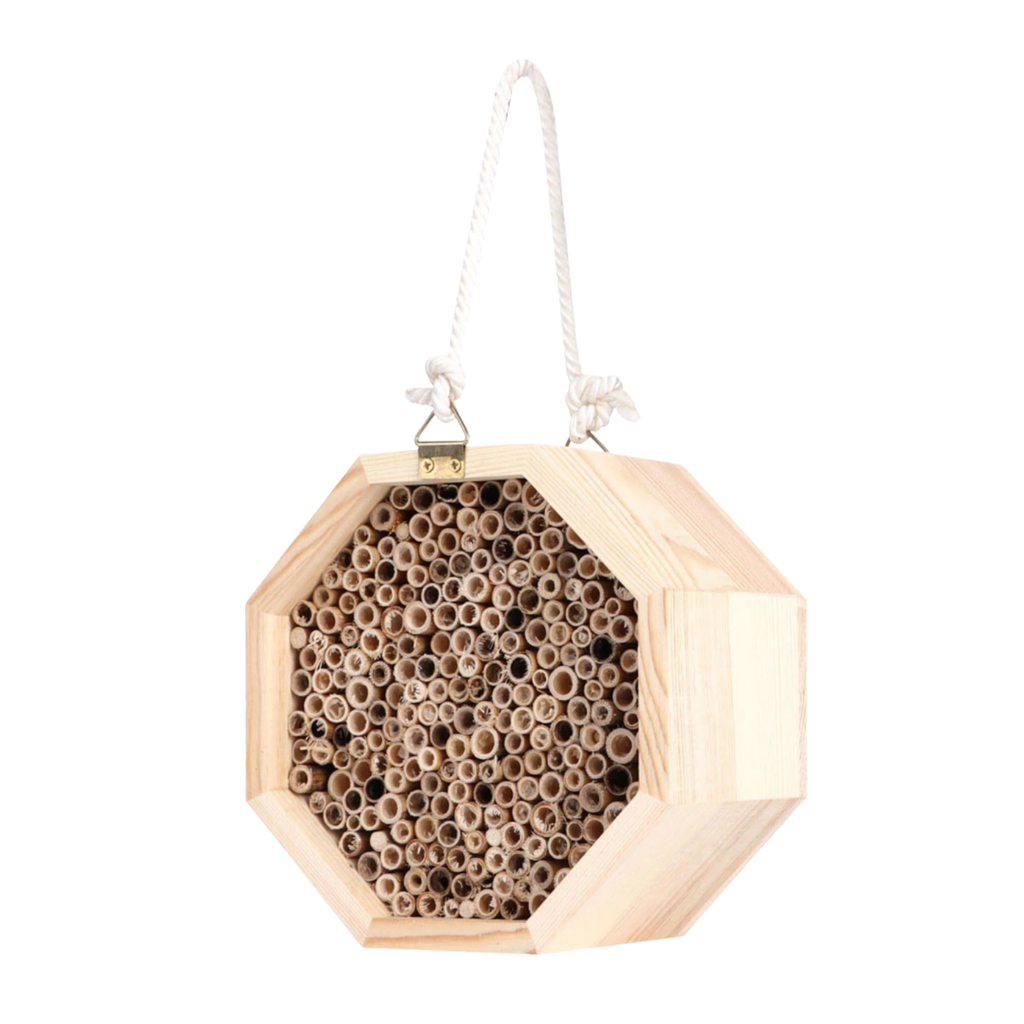 Hexagonalt bihus i trä - Ozerty