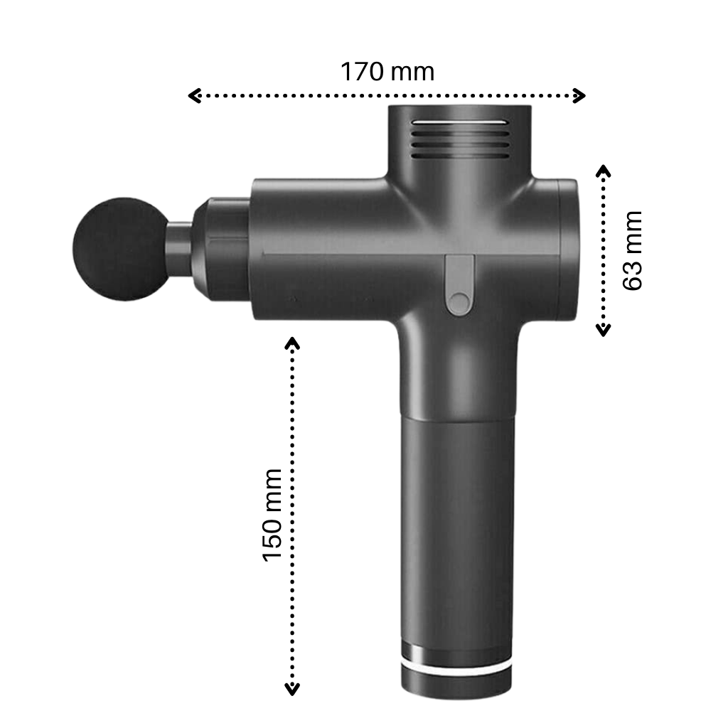 Massagepistol med höghastighetsvibration - Ozerty