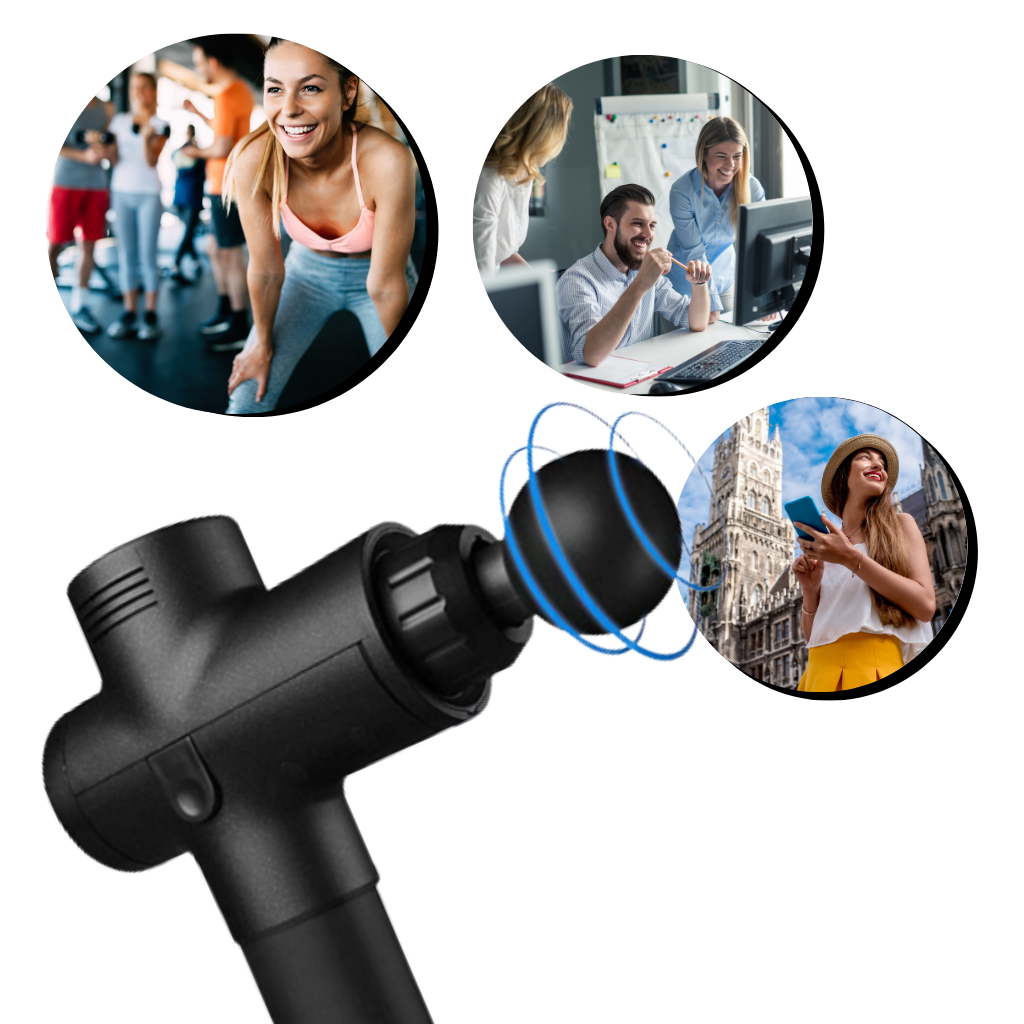 Massagepistol med höghastighetsvibration - Ozerty