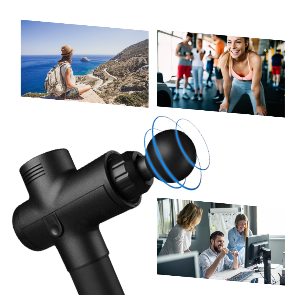 Massagepistol med höghastighetsvibration - Ozerty