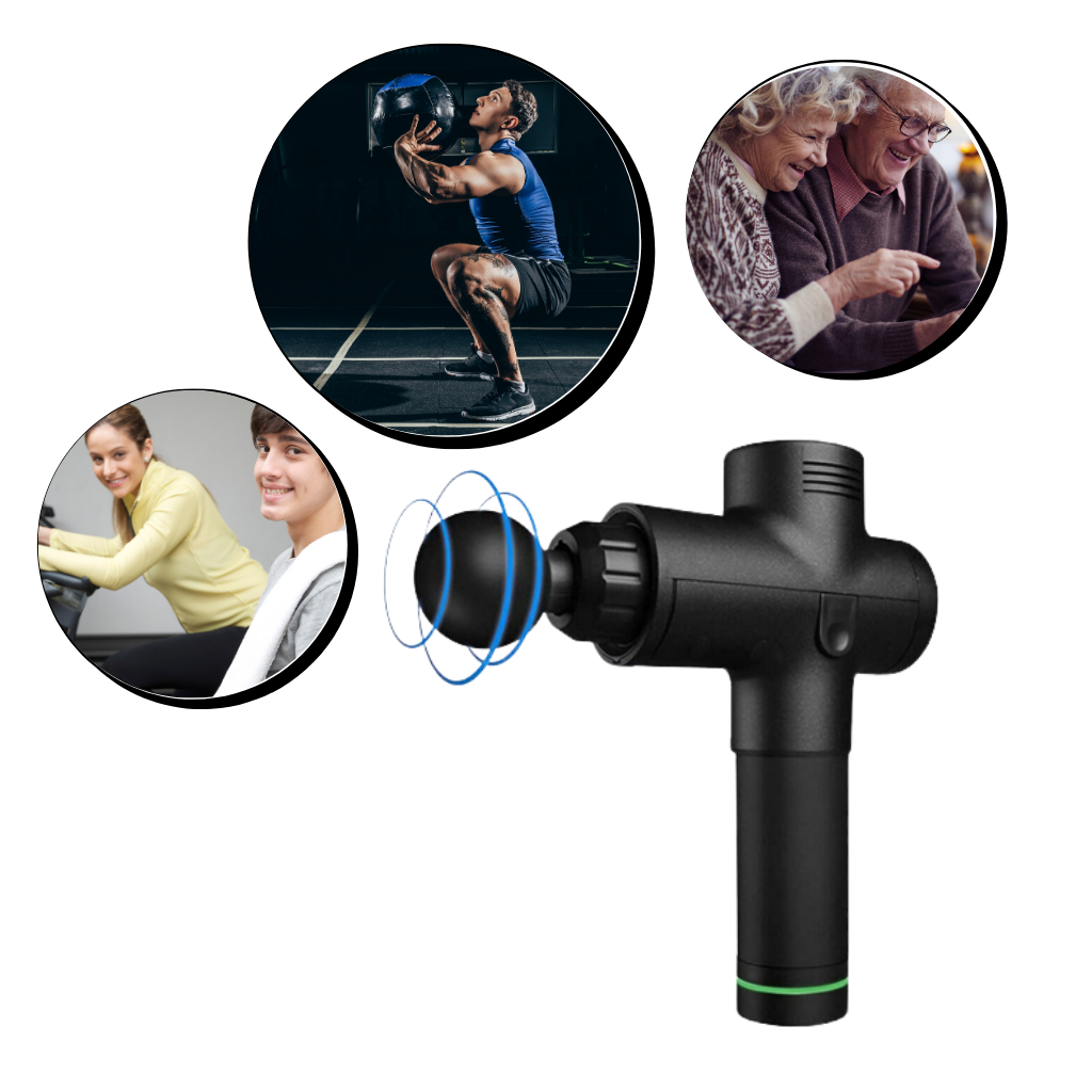 Massagepistol med höghastighetsvibration - Ozerty