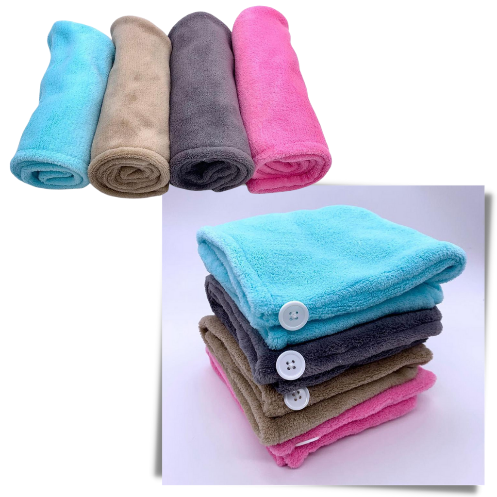 Snabbtorkande hårhandduk - Ozerty