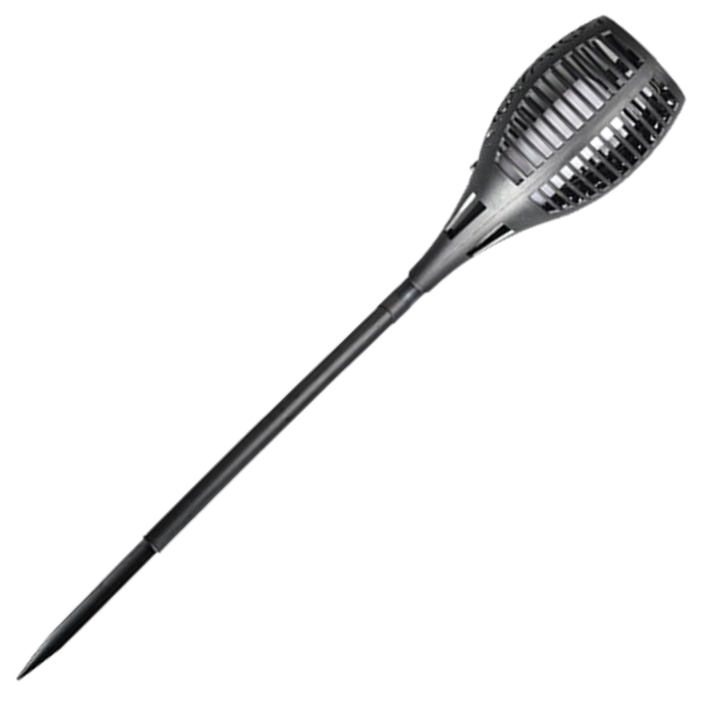 LED Solenergi Fackla Lampa med flimrande låga - Ozerty