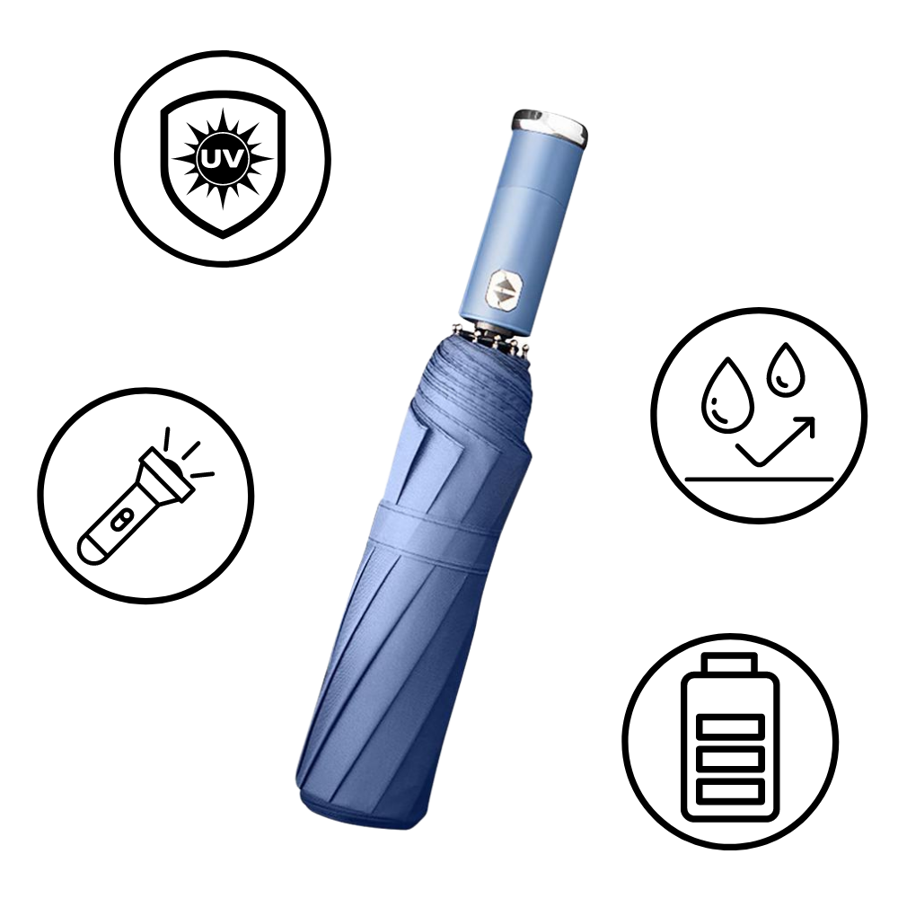 Vindskyddad LED-paraply - Ozerty