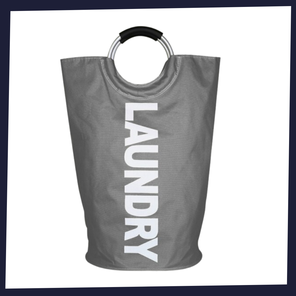 Vikbar tvättkorg med handtag - Ozerty
