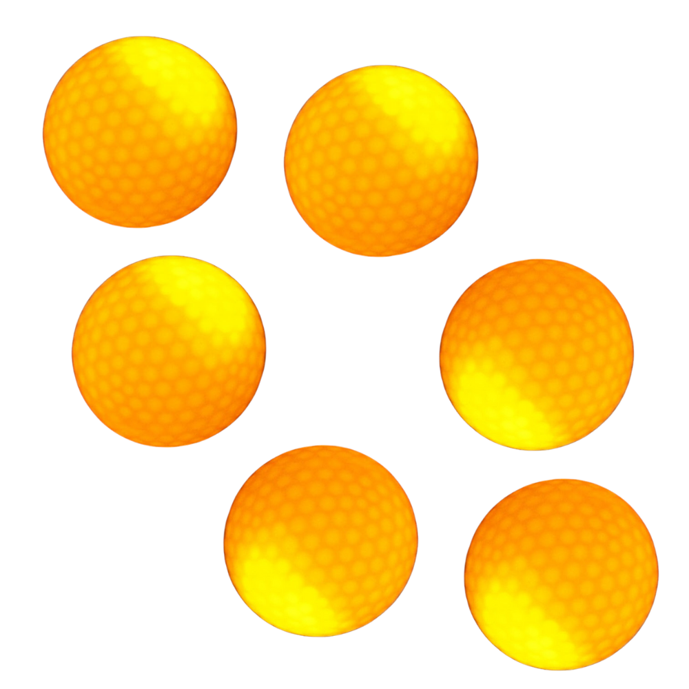 6 LED-lysande golfbollar - Ozerty