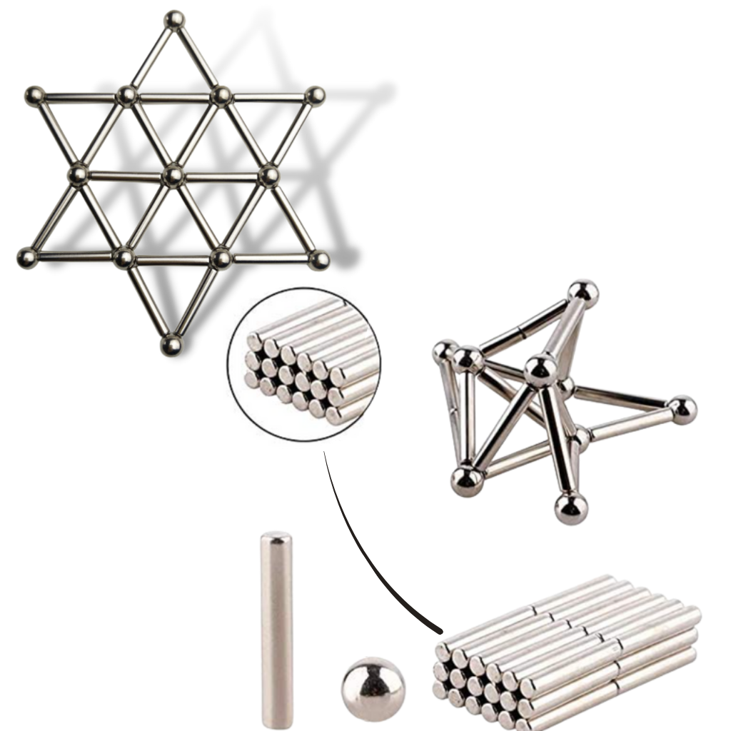 Magnetiska konstruktionspinnar och bollar - Ozerty